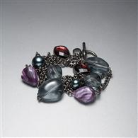 Light Hematite Bracelet x0092, Hematite, medium