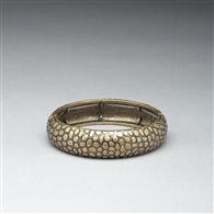 Gold Stretch Bangle x0017, Gold, medium