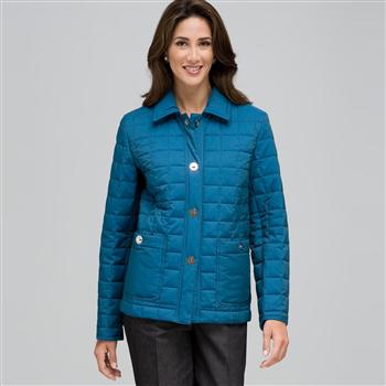 Quilted Jacket x0068, ropyal, large
