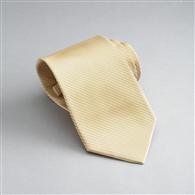 Solid Silk Tie x0075, Yellow, medium