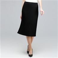 Pleated Skirt. x0015, Black, medium
