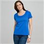 Scoop Neck Tee With Applique x0023, Blue, small
