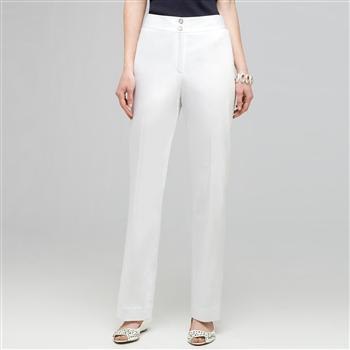 Straight Leg Pant. x0069, White, large