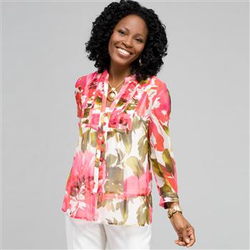 Floral Tunic x0069, Multi, large