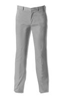 Straight Leg Trousers with Two Back Besom Pockets x0013, Gray, medium