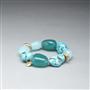Turquoise and Gold Bracelet, , small
