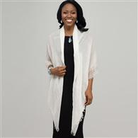 Solid Luxe Scarf x0027, White, medium