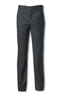 Straight Leg Trousers x0021, Black, medium